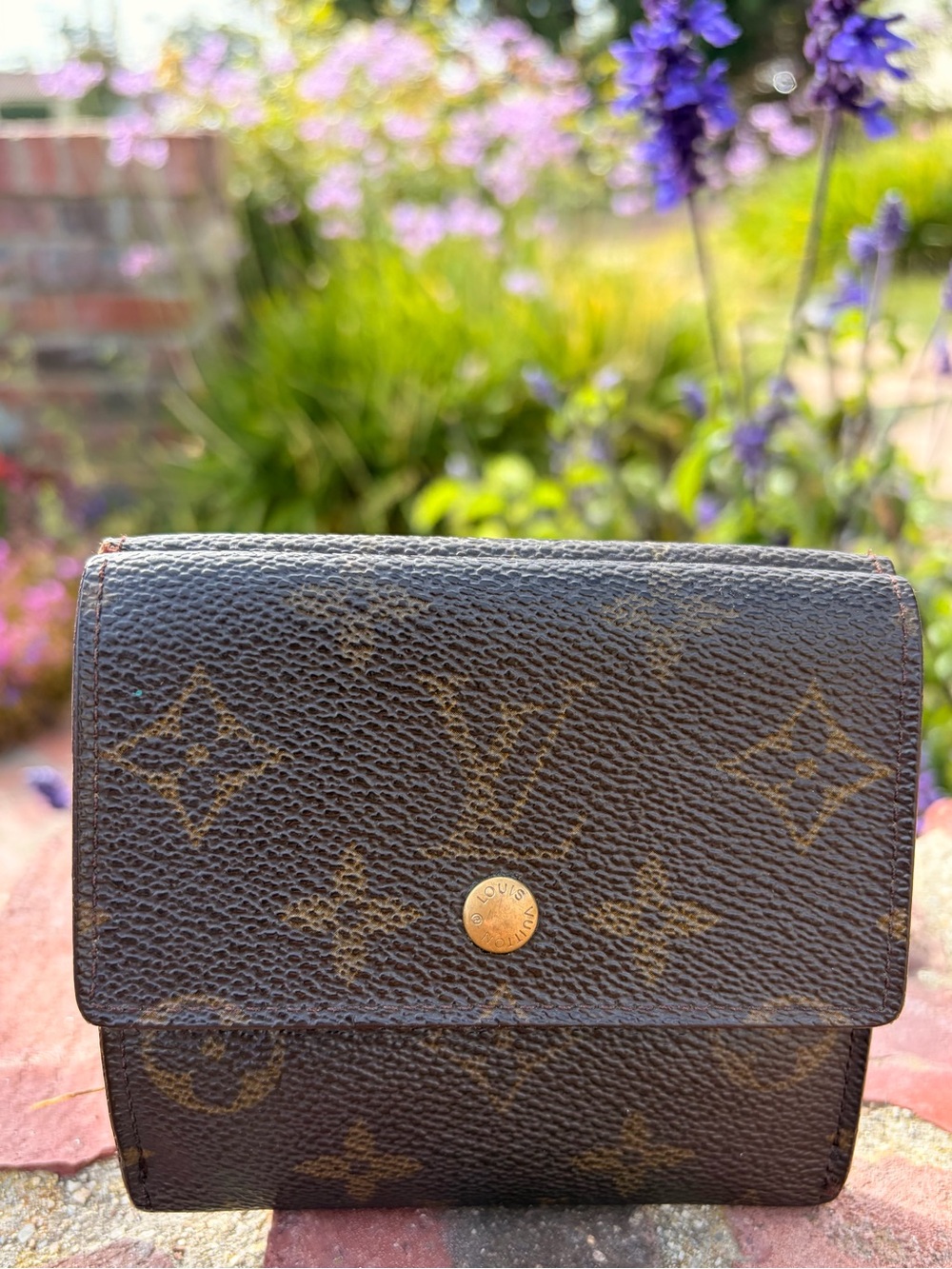 Louis Vuitton Double Sided Vintage Compact Wallet France 1994 DateCode